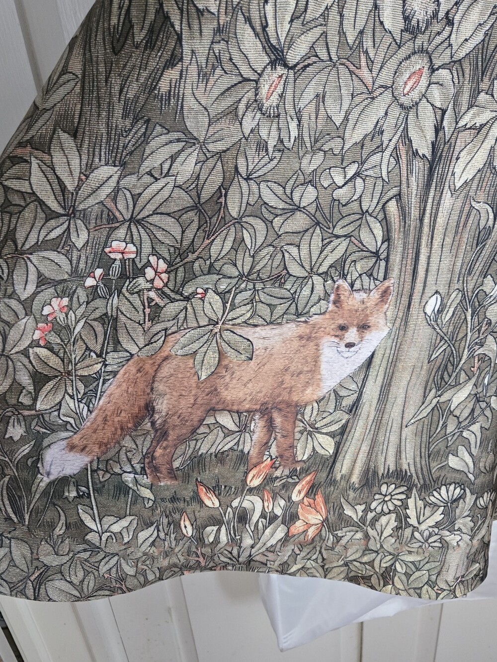 MISS ROSIER Claudia Green Jungle Print A-Line Dress - Picture 7 of 10